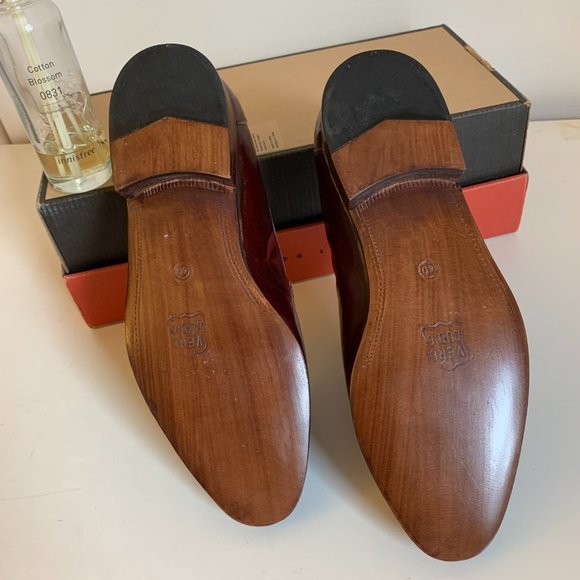 Brown Leather Loafers, Made in Italy - Picture 8 of 10